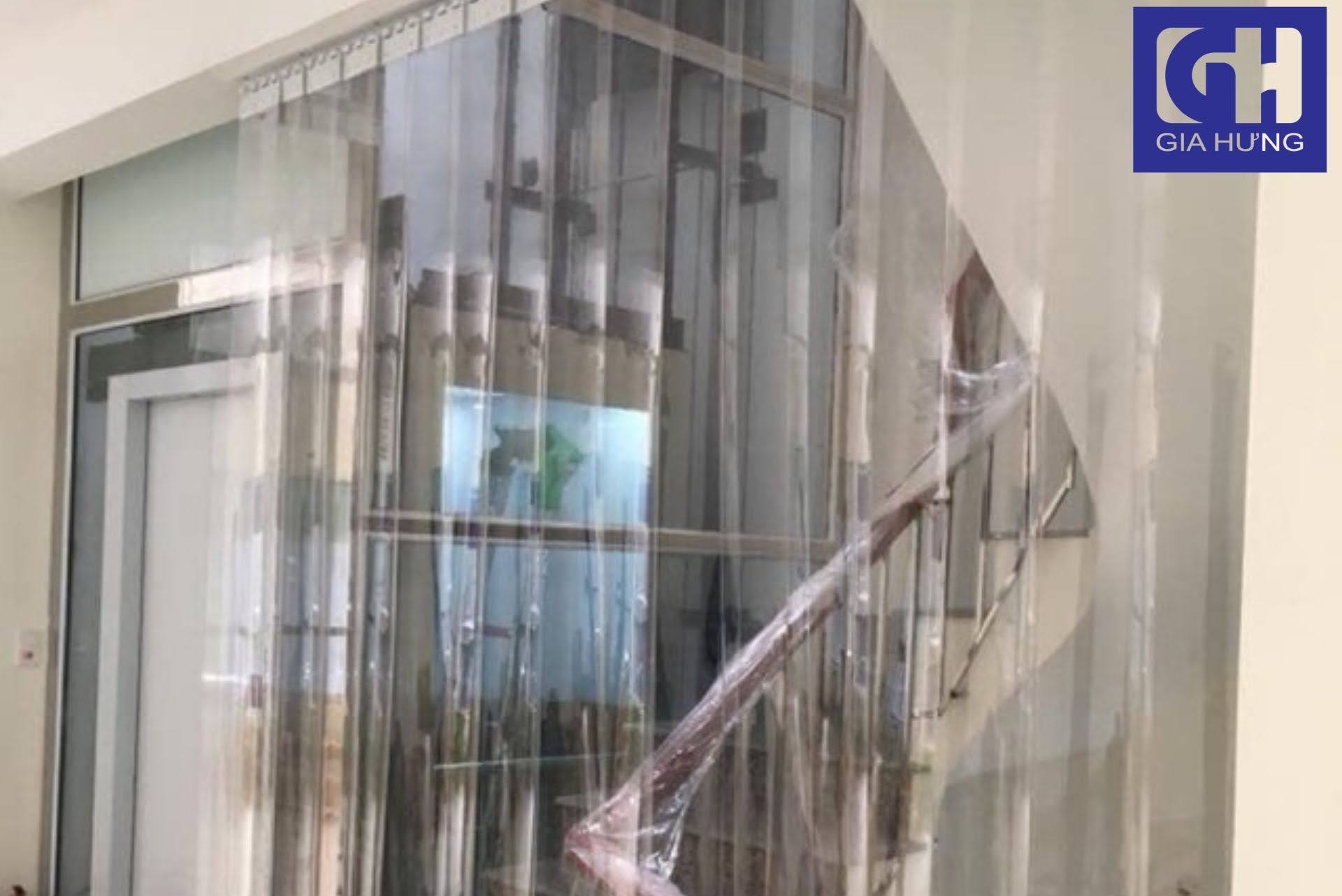 Rèm nhựa PVC trong suốt ngăn lạnh